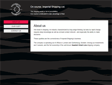 Tablet Screenshot of imperialshipping.com